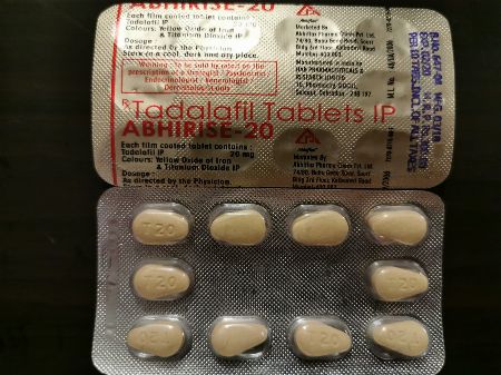 Buy Abhirise 20mg Tablets - Tadalafil